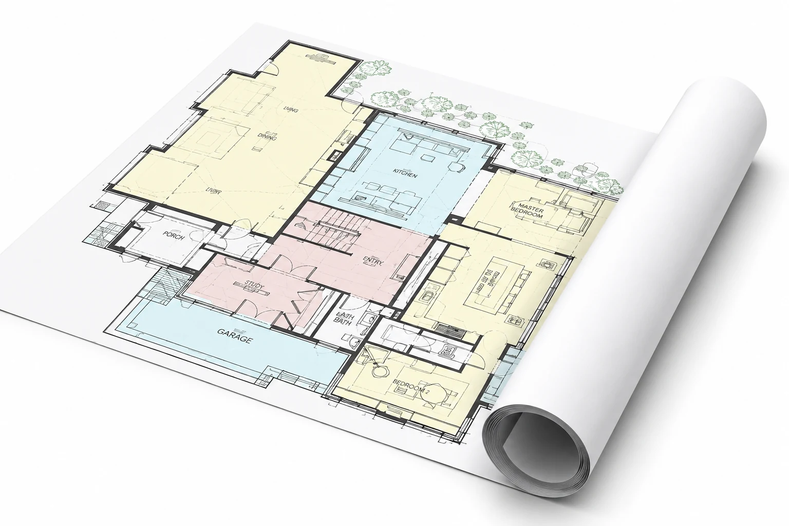 Architectural plan printing