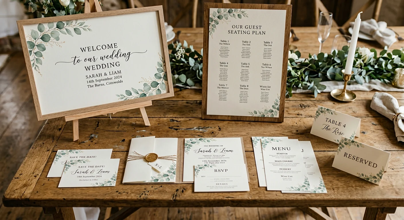Wedding stationery printing