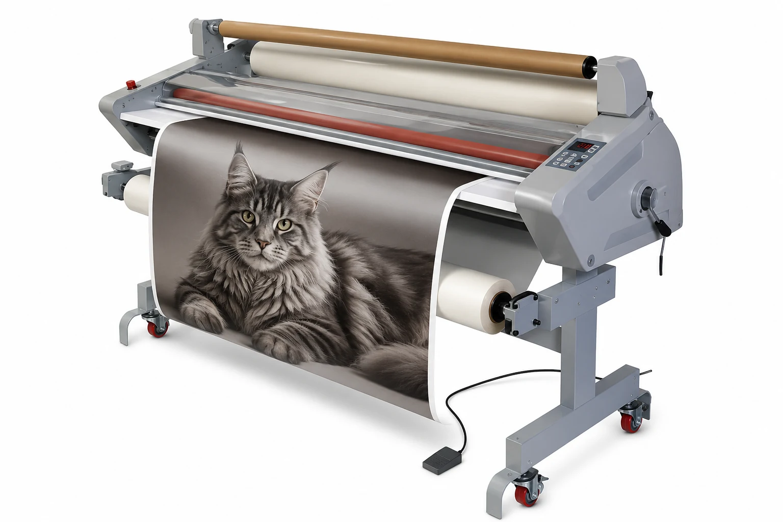 Wide format laminating equipment